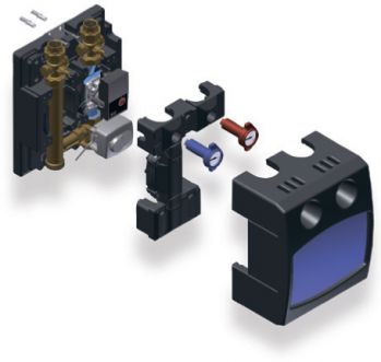 Насосная группа (насосный модуль) без насоса с сервоприводом (сервомотором) PASM25 WATTS  10026451